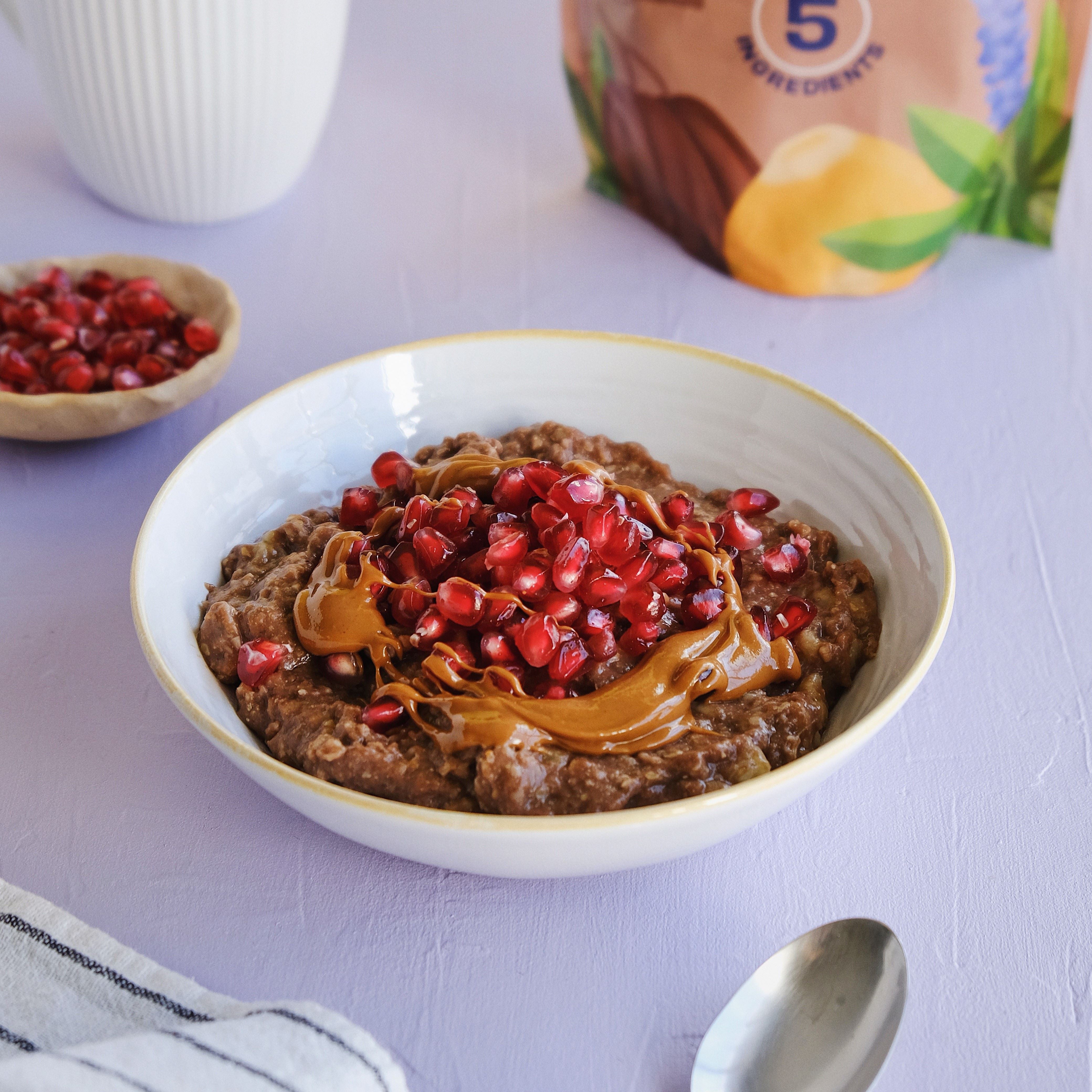 Chocolate Protein Porridge Bowl